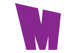 M logo